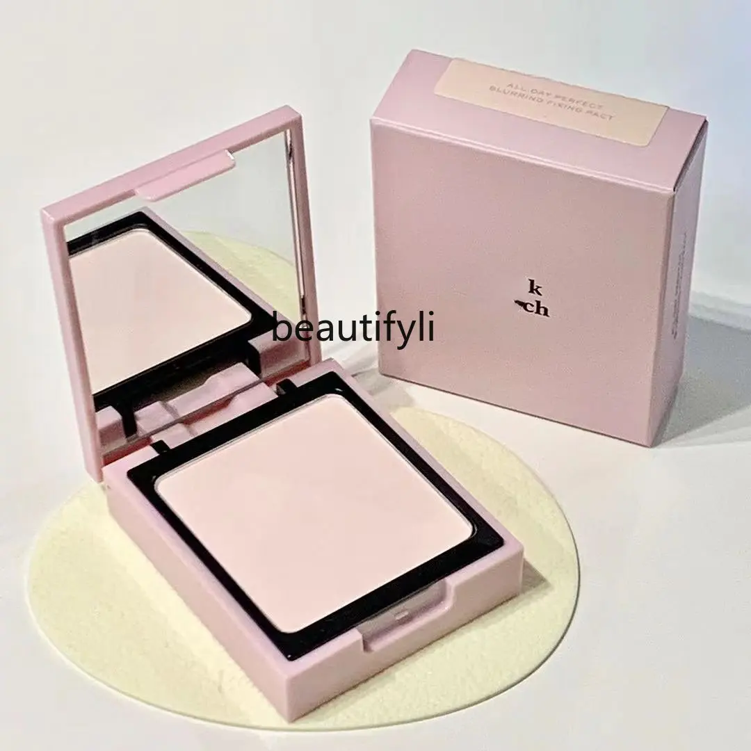 

yj Jiao Soft Matte Long-Lasting Finishing Powder Matte Smear-Proof Makeup Oil Control Flesh Pink