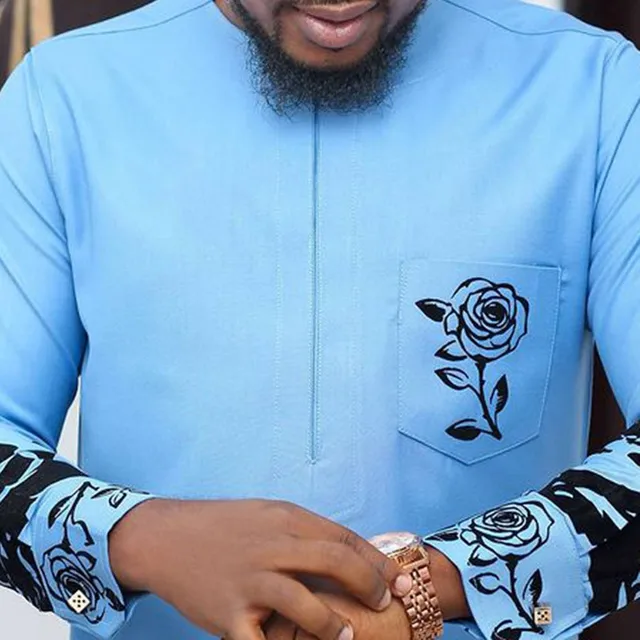 Rasheed Long Sleeve Dashiki Outfit - Image 3