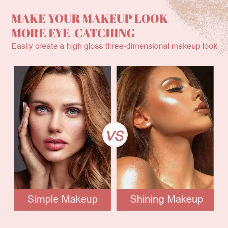 SUPER LOW PRICE! Highlight Patting Shining Powder Full Body Silhouette and Collarbone Suitable for Face and Eyes 3