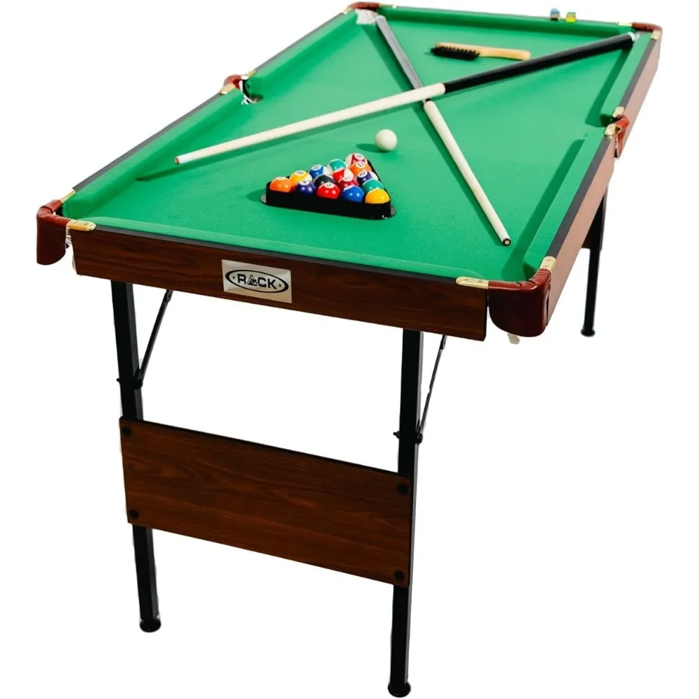 Crux 55-inch Folding Billiard/Pool Table-Portable and Space-Saving Entertainment!