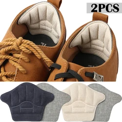2pcs Insoles Patch Heel Pads for Sport Shoes Adjustable Size Antiwear Feet Pad Cushion Insert Insole Heel Protector Back Sticker