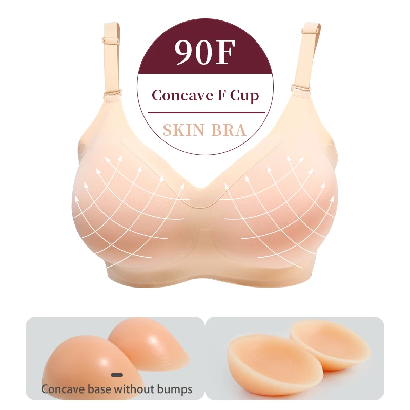 Coppe Silicone Seno Seno In Silicone Autoadesivo ELMIKA - Protesi Mastectomia Crossdresser Transgender Protesi Seno Transgender - Foto 12