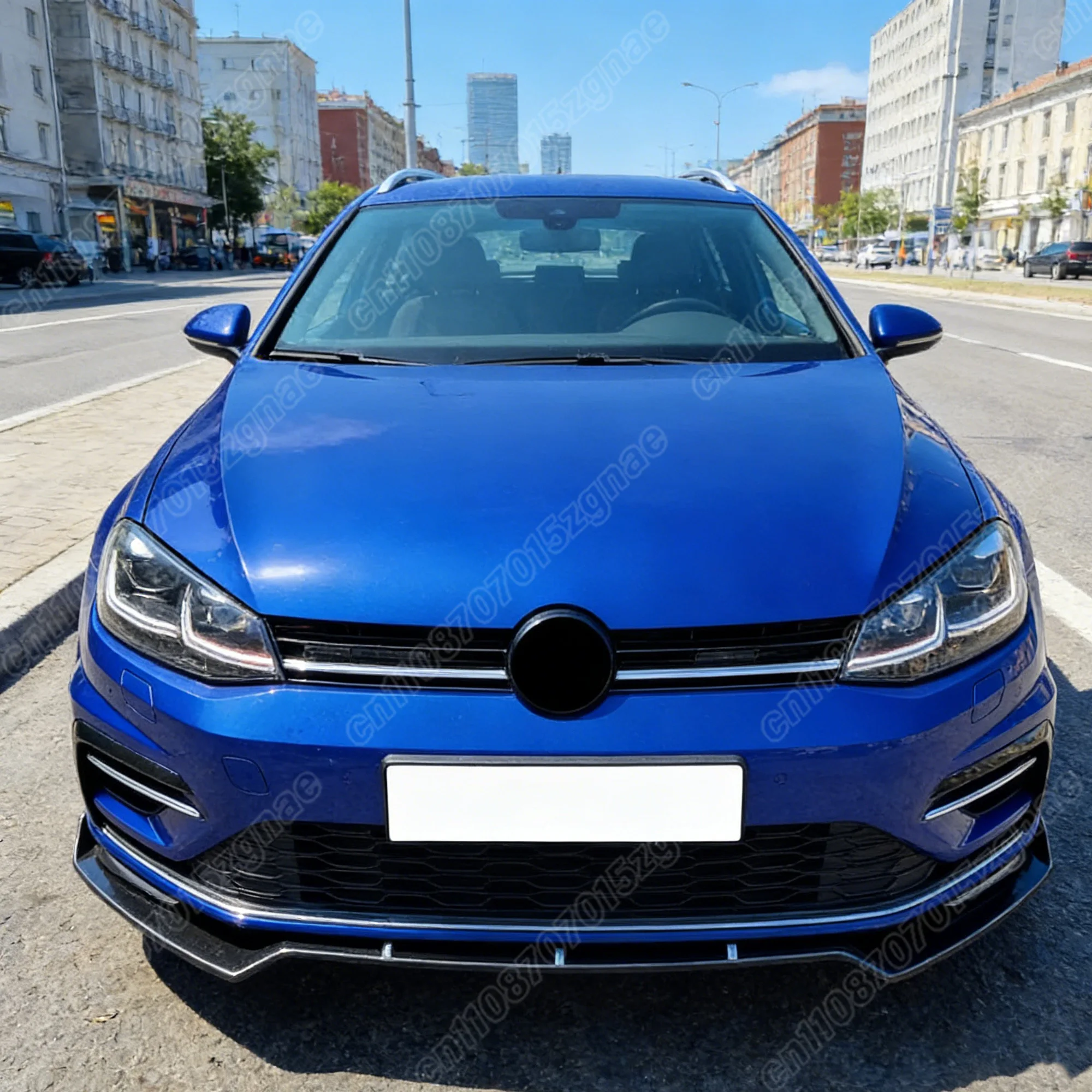 폭스바겐 골프 MK7/7.5 GTI 7 R-Line 2012 2013 2014 2015 2016 2017 2018 2019 2020 자동차 프론트 범퍼 스포일러 립 스플리터 키트