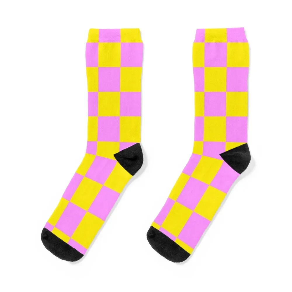 

Battenberg Cake pattern - my favourite chequered design Socks Heating sock new in's floor Men's Socks Women's