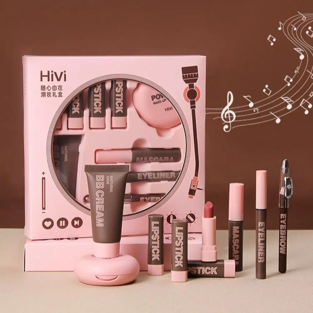 Lipstick Set Eyebrow Pencil Gift 9pcs