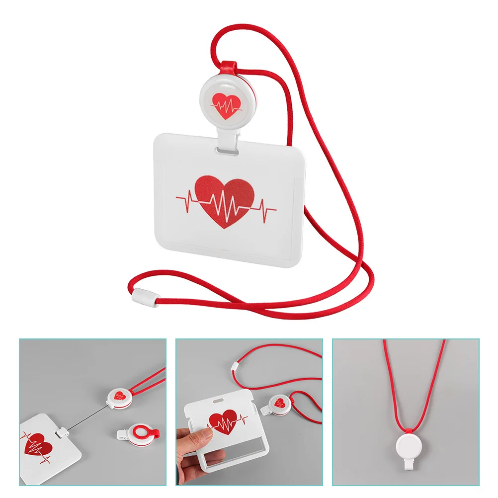 Name Tag Holders Id Badge Reel Retractable Name Badge Reel ID Badge Holder Nurse ID Cards Holder ID Cards Holder with Lanyard