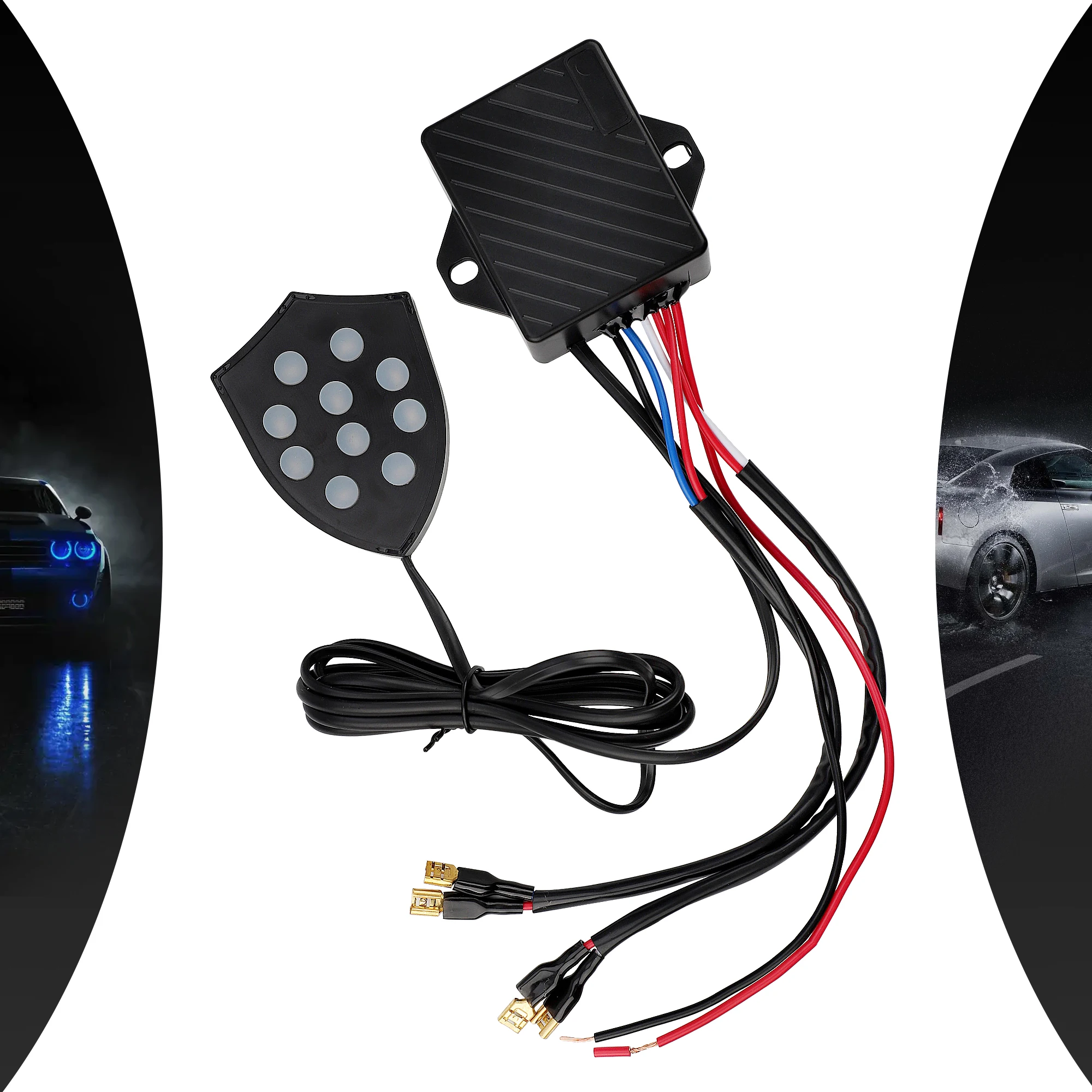 12V Universal Electronic Horn 10 Sound Musical Controller Regulator Monitor Snail Trumpets Electric Siren car siren horn Automotive accessories