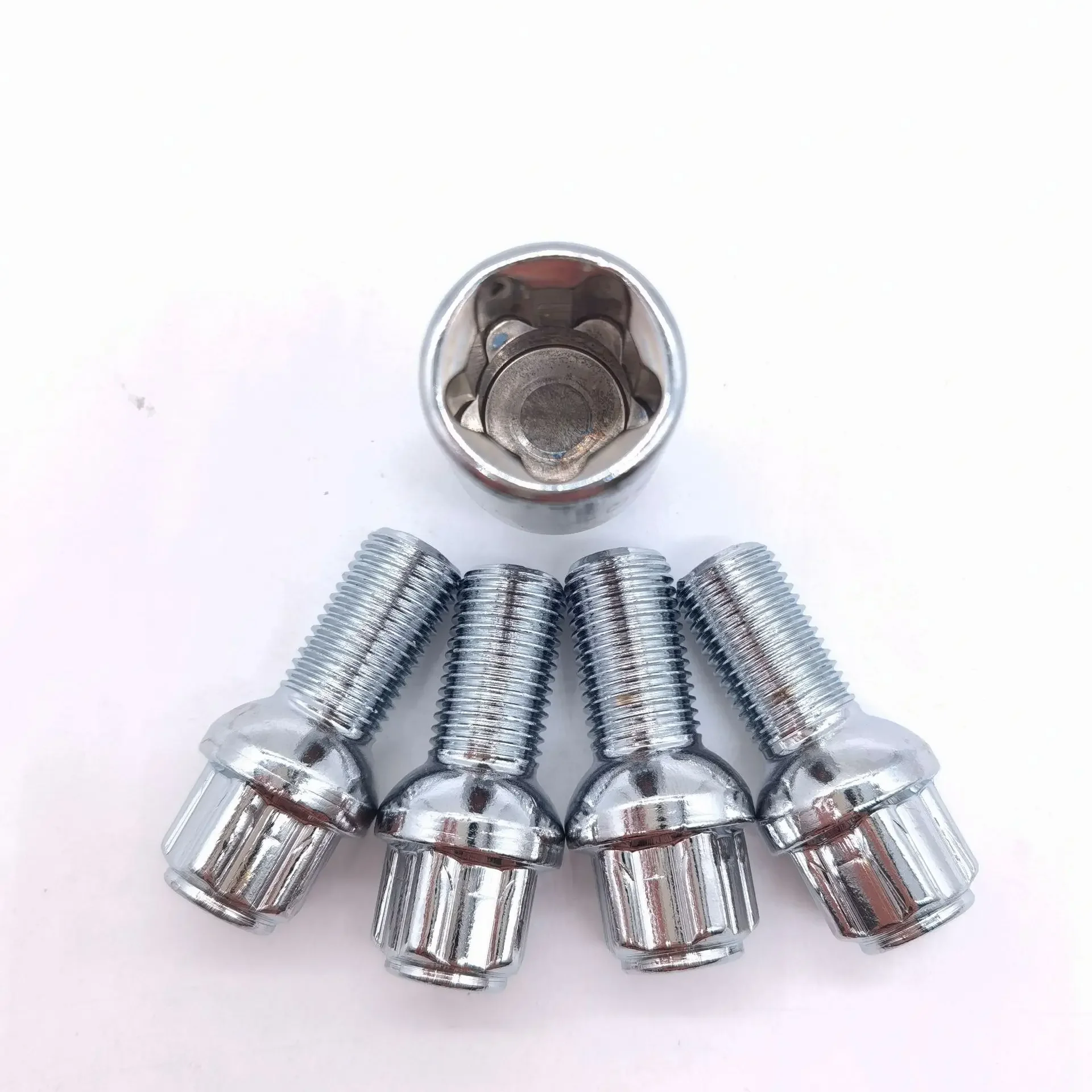 M14x1.5 Anti-theft Screws Bolts Nuts Wheel Anti-theft Locks Suit for VW Audi Mercedes-Benz Skoda auto fasteners auto accessories car screws wheel bolt lock