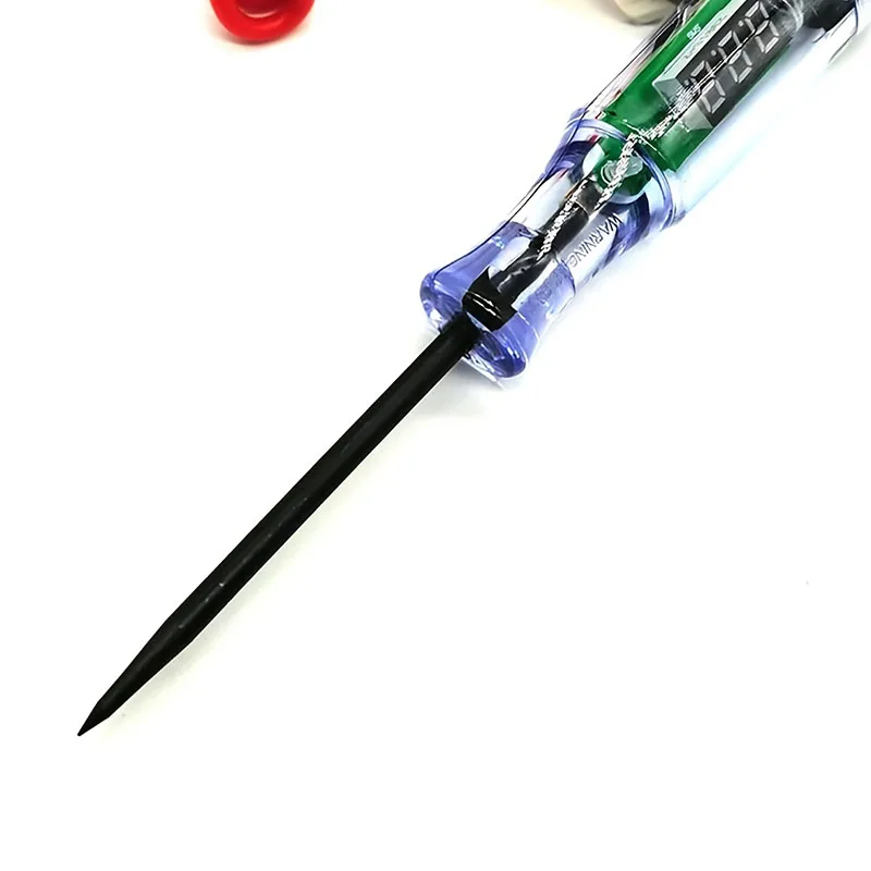 6V-24V Car Truck Voltage Circuit Tester Digital Display Long Probe Pen Light Bulb Automobile Diagnostic Tools Auto Repair Tool