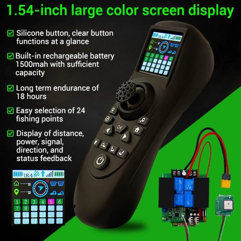 

RX40G Reliable Wireless Remote Control Solution One-hand Transmitter 12V 24V Suitable for Towing Vessels Strong Receiver