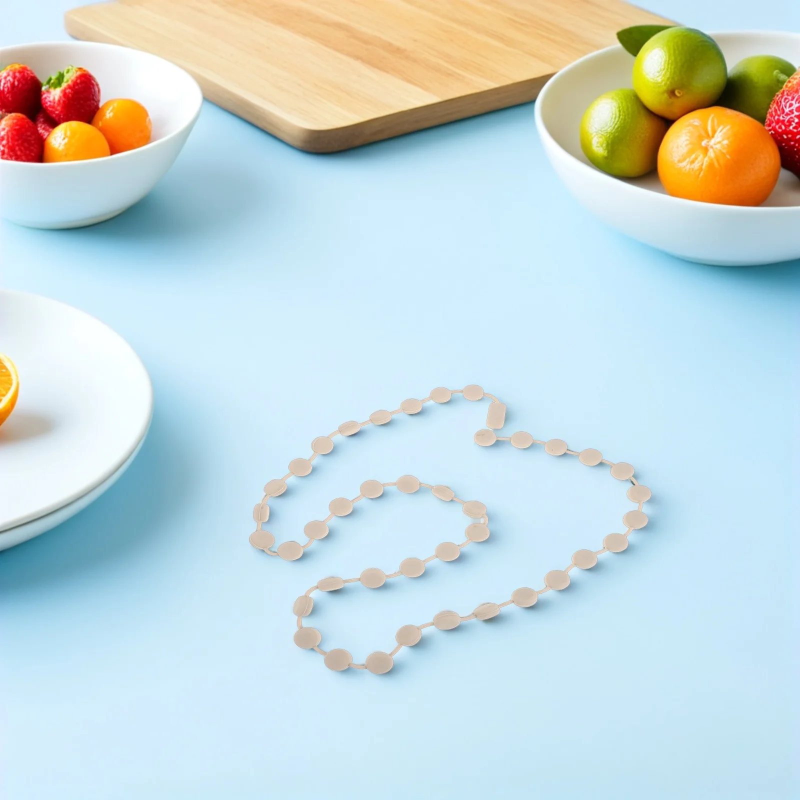2Pcs Silicone Pie Weights Chain Style Pot Mat Reusable Food Grade Heat Safe Baking Beads for Pie Crust Baking Accessories