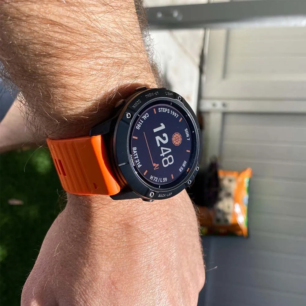 Premium Silicone Watch Strap - QuickFit Design, 22mm/26mm