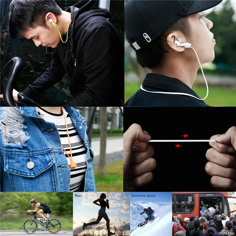 Anti-Lost Silicone Earbuds Strap