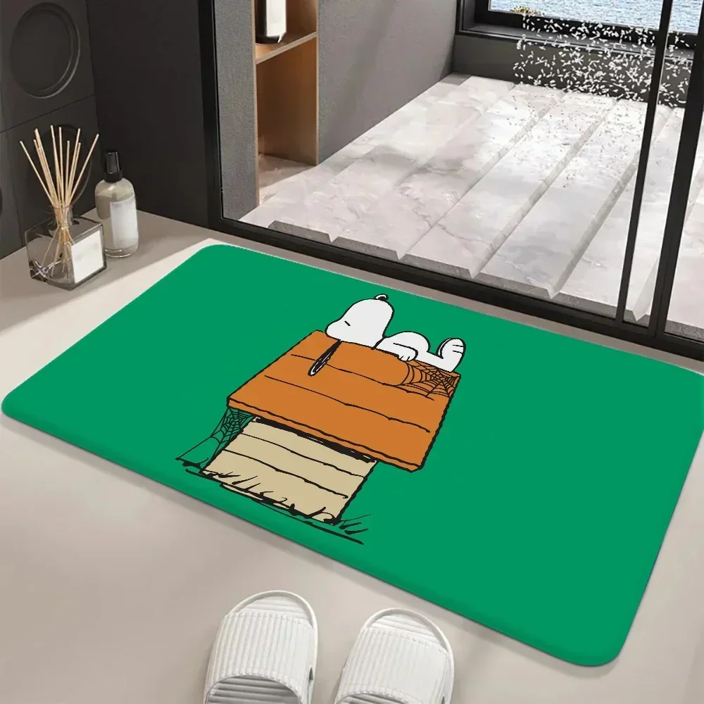 S-SnoopyS Bath Mat Nordic Style Home Doormat Bathroom-Toilet Mats Bedroom Welcome Doormat 4