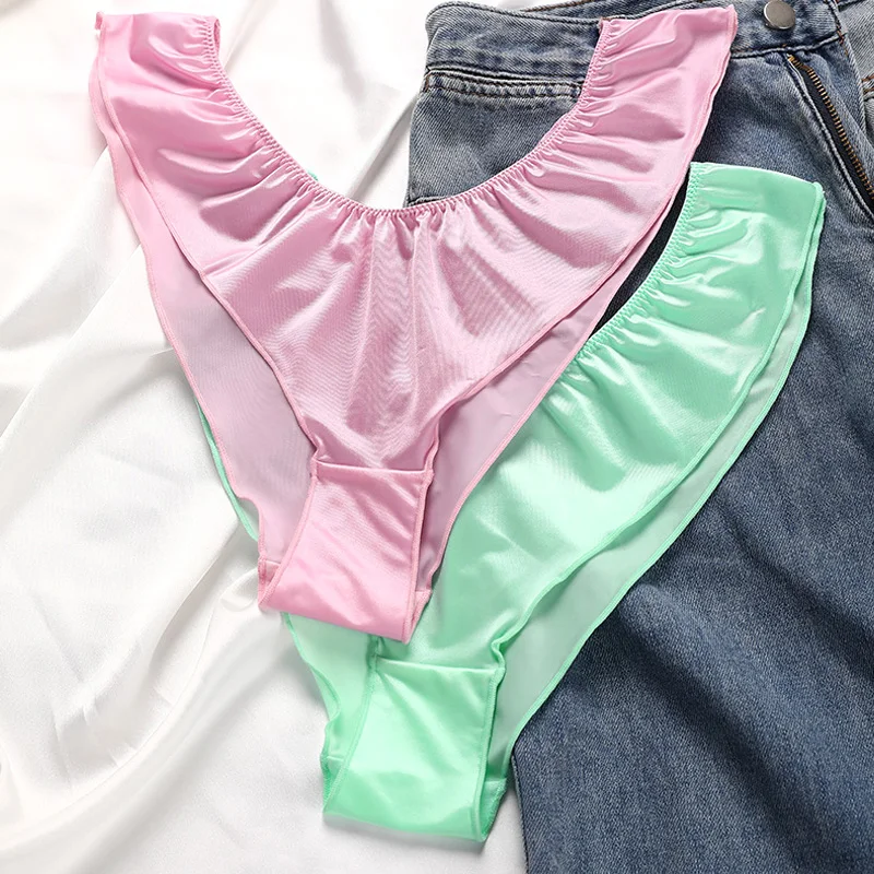 

G-String For Women Summer Breathable Underwear Sexy Lingerie Pink Blue Female Soft Comfort Briefs Low Waist Panties Underpants