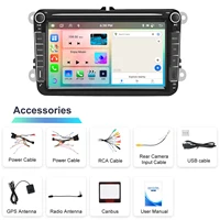 Podofo 6 + 128G 8 ''autoradio pour VW/PASSAT/TOURAN/GOLF/BEETLE lecteur multimédia Carplay Android Auto BT GPS WIFI RDS autoradio 6