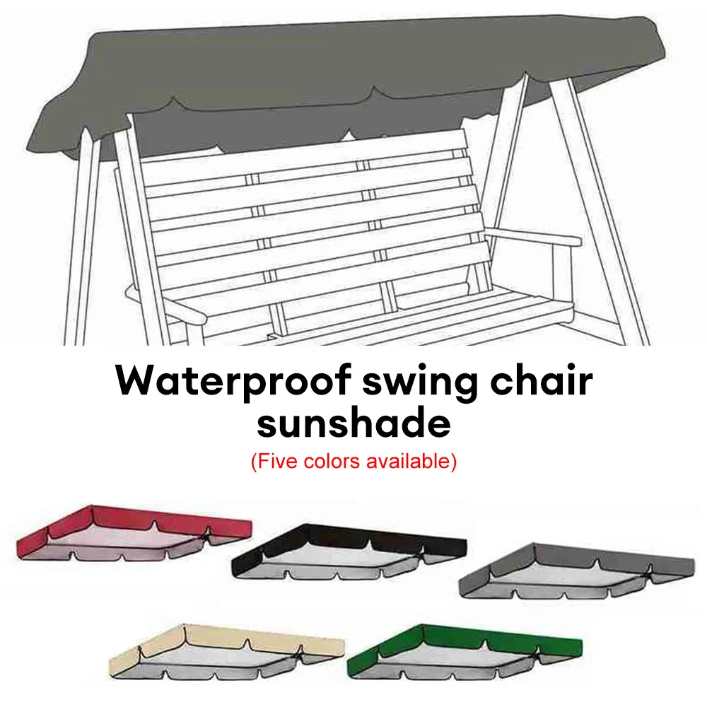 

164*114*15cm Gardening Swing Shed Cover Ceiling Courtyard Replacement Cover Outdoor Canopy Top Waterproof Swing Seat Top Cover