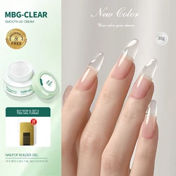 Nailpop Professional Nail Strengthening & Extension Gel (MBG - Clear)