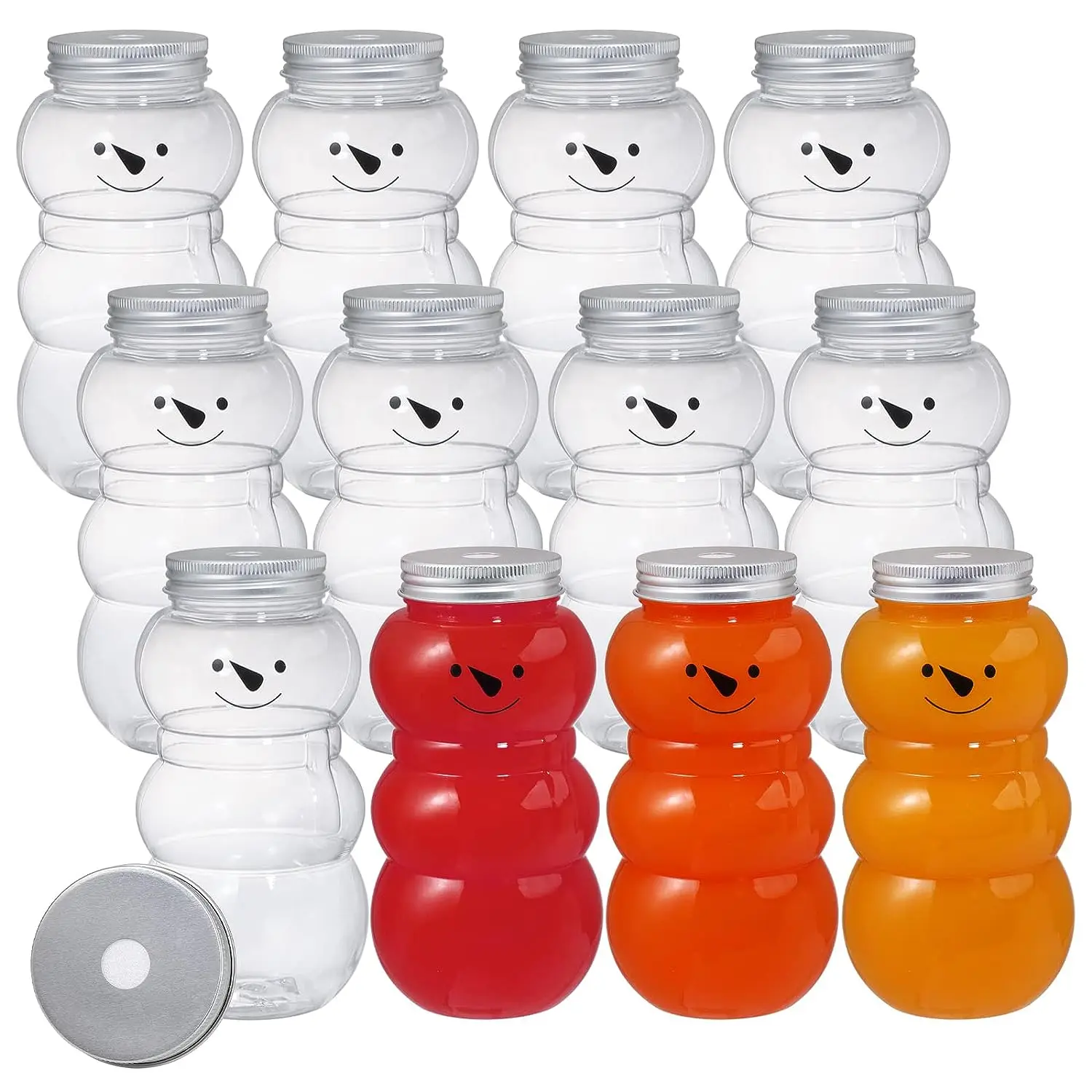 10Pcs Gingerbread Man Shapes Bottles 500ml Drink Bottle Wide Application  Water