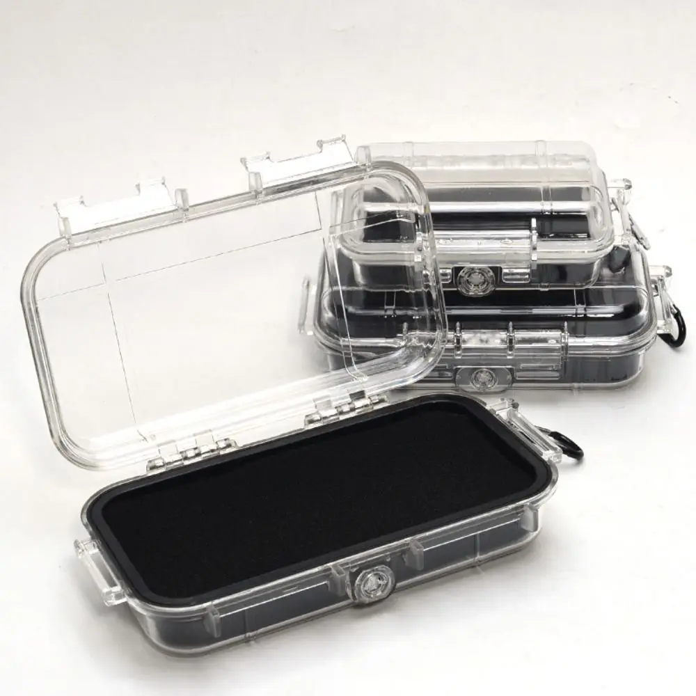 Tool Storage Box Durable ABS Camping Shockproof Transparent Sealed Storage Box Equipment Dry Professional Waterproof Toolbox
