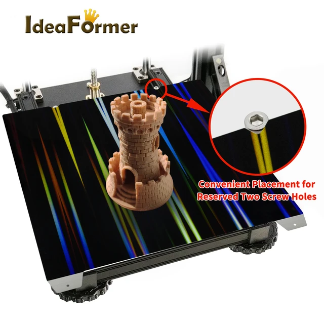 For Creality K1 235x235mm For Ender-5 S1/Ender 3 S1 Pro 3D Printer PEI  Printing Hot Bed Plate Kit Strong Magnetic Build Platform - AliExpress