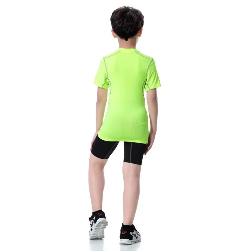Compression Base Layer Tight Sport Shorts Children Kids Teens Boys Running Shorts Summer Quick Dry Basketball Football Leggings