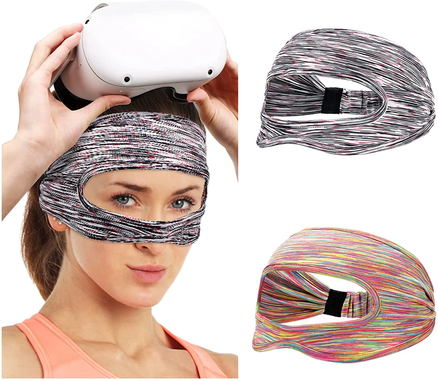 Eye Mask For Meta Oculus Quest Sweat Band VR Glasses Cover