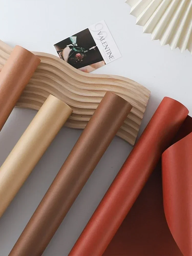 

Водонепроницаемая Цветочная бумага, устойчивая к разрыву и простая в формовании, свежие цветы, крафт-бумага, цветочный букет, материал «сделай сам», рулон упаковки