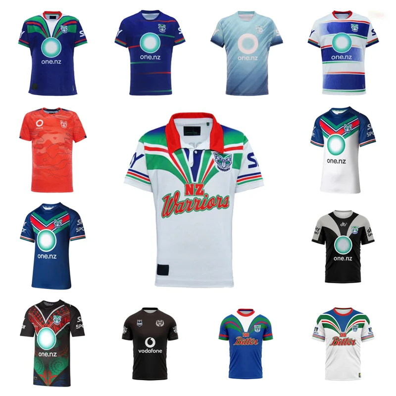 Warriors home and away Training Indigenous Anzac Heritage Singlet Rugby Jersey name and number