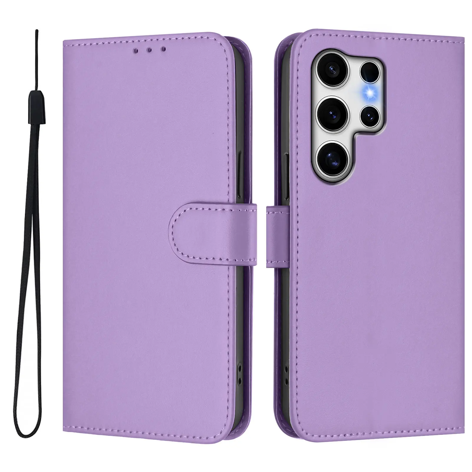 Leather Phone Case with Card Slots and Wallet Cover