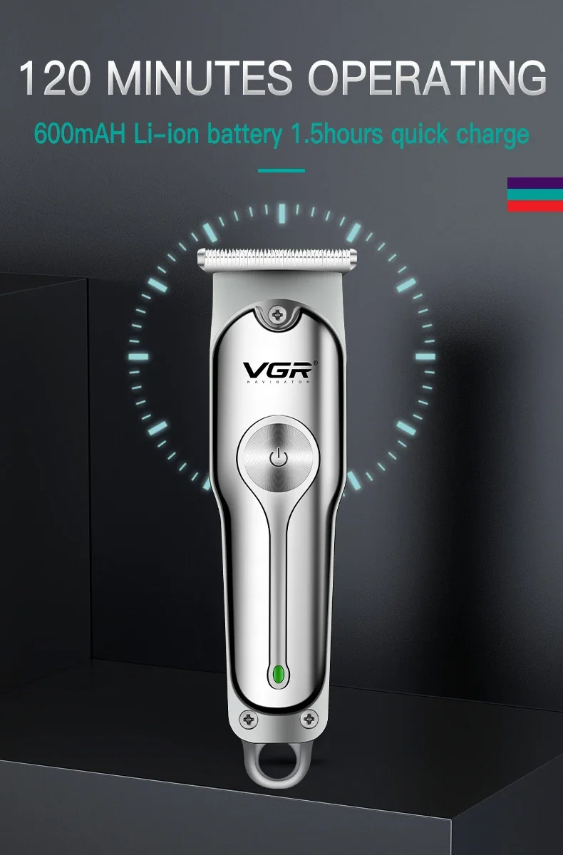 Professionell hårtrimmer för män vgr sladdlös precision_voghion.com