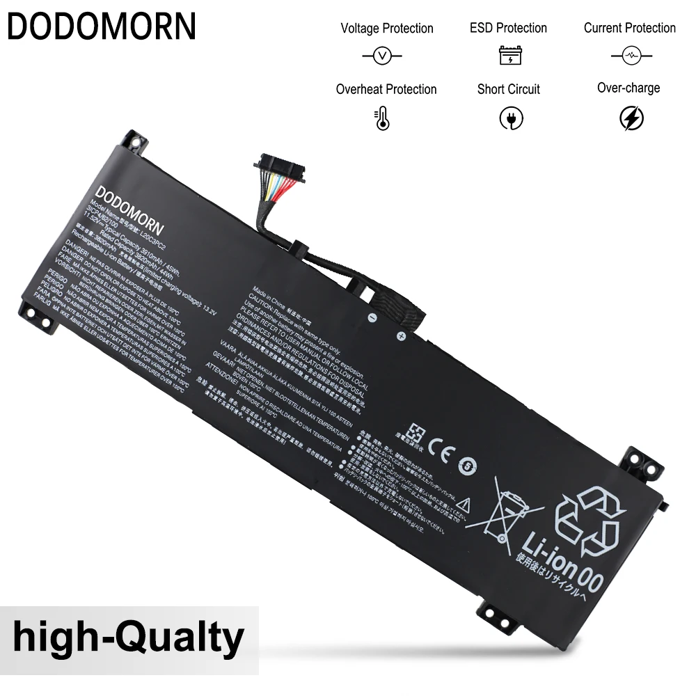 Bateria do Portátil para Lenovo Ideapad Gaming 315ach6 Série 82k1 3-15ihu6 L20c3pc2 L20m3pc2 L20l3pc2 L20l3pc2 - Imagem 3