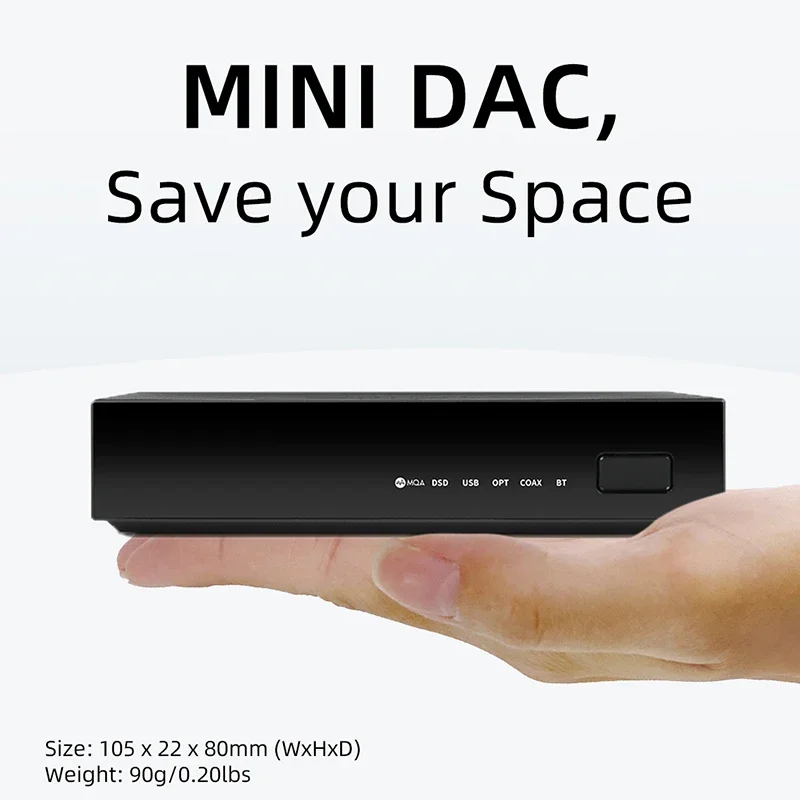 SMSL-ミニHi-Fiデコーダー,ps4およびps5用,dac es9039q2m,mqa