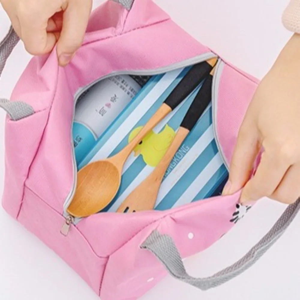Insulated Lunch Bag 6L Thermal Cooler Bag Waterproof Oxford Cloth