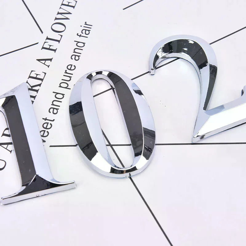 Self Adhesive Door Number Sign House Number Digit Apartment Hotel Office Sticker