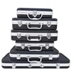 Suitcase Portable Storage Instrument Lining Aluminum Box Plastic Case With Safety Alloy Sponge Impact Toolbox Resistant 6