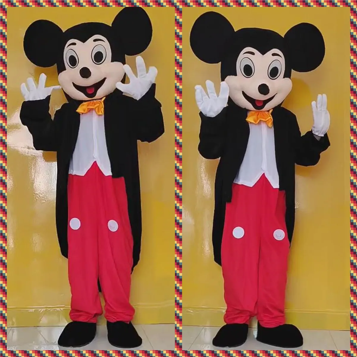 Lanière de costume de personnage de Disney Mickey Mouse avec porte