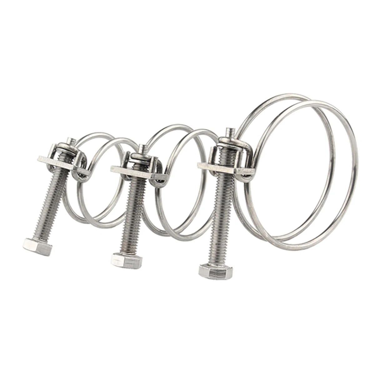 

304 Stainless Steel Double Steel Wire Pipe Clamp
