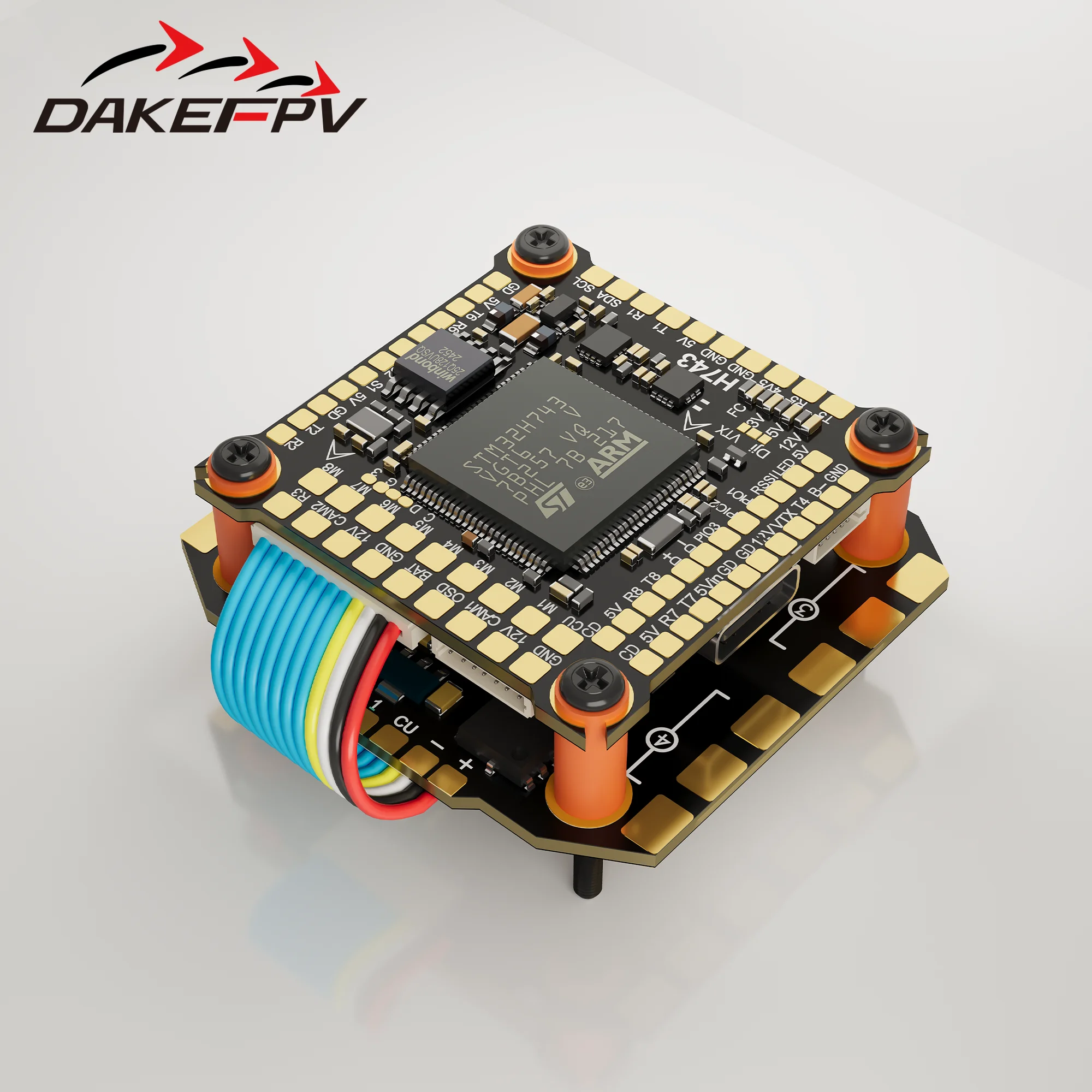 ESC 12S 70A + H743 Flight Controller Stack pour FPV Drone