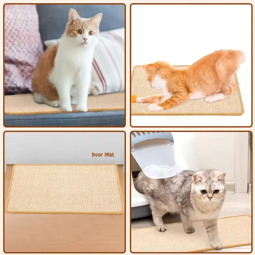 고양이 스크래처 시살 매트 보드, 고양이 침대, 고양이 스크레이퍼, 고양이 나무 보호 시살 매트, 가구 안전 유지 4