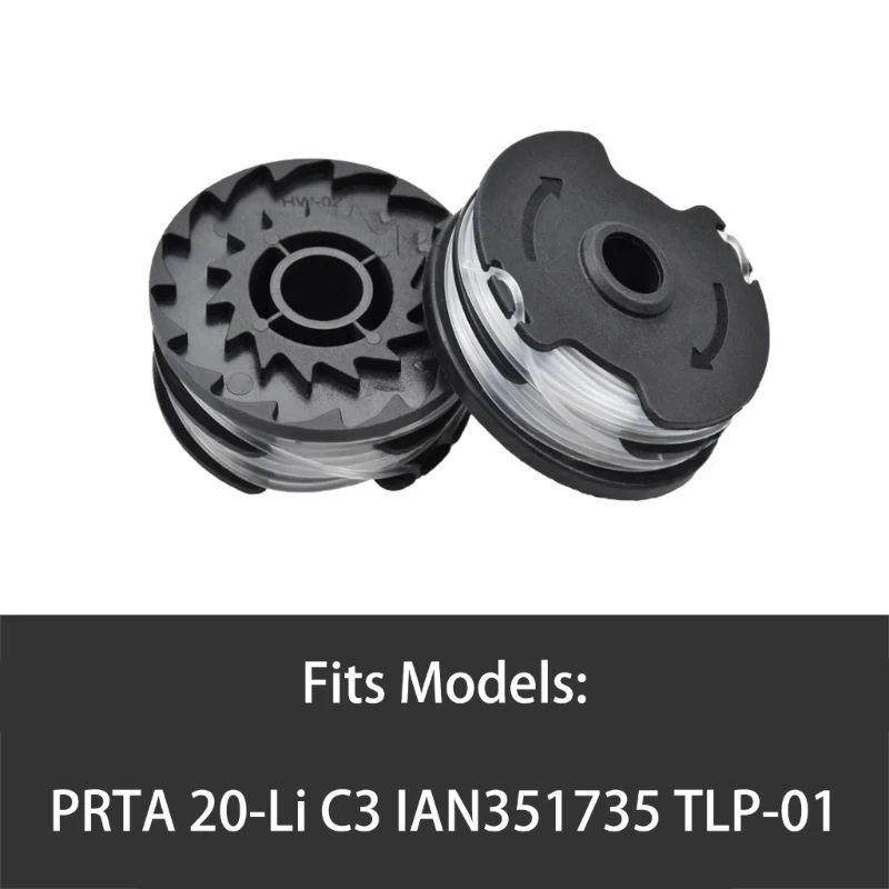 

Ленточная линия триммера для стриммеров Parkside, запасная катушка триммера, линия триммера диаметром 33 фута 1,6 мм