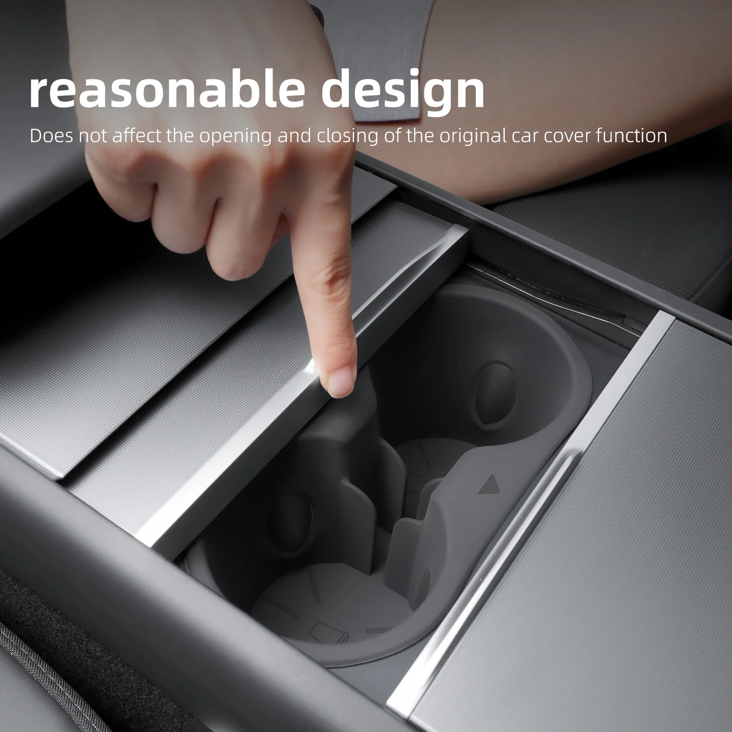 테슬라 모델 Y 주니퍼 YL 2026용 실리콘 컵홀더, 센터 콘솔 컵홀더, 차량용 실내 액세서리