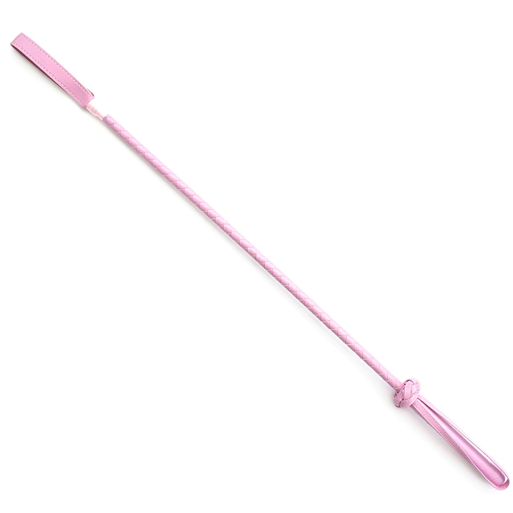 71CM PU Leather Paddle Whip,Riding Crop PU Leather Flogger Horse whip，Handle With Wrist Strap 5