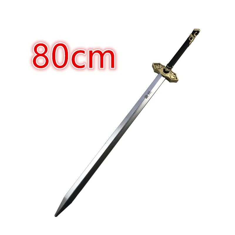MO DAO ZU SHI Sword Weapon Blue Sowrd Cosplay 1:1 Knife Swordsman Safe PU 80cm Anime avoid dust sword 6