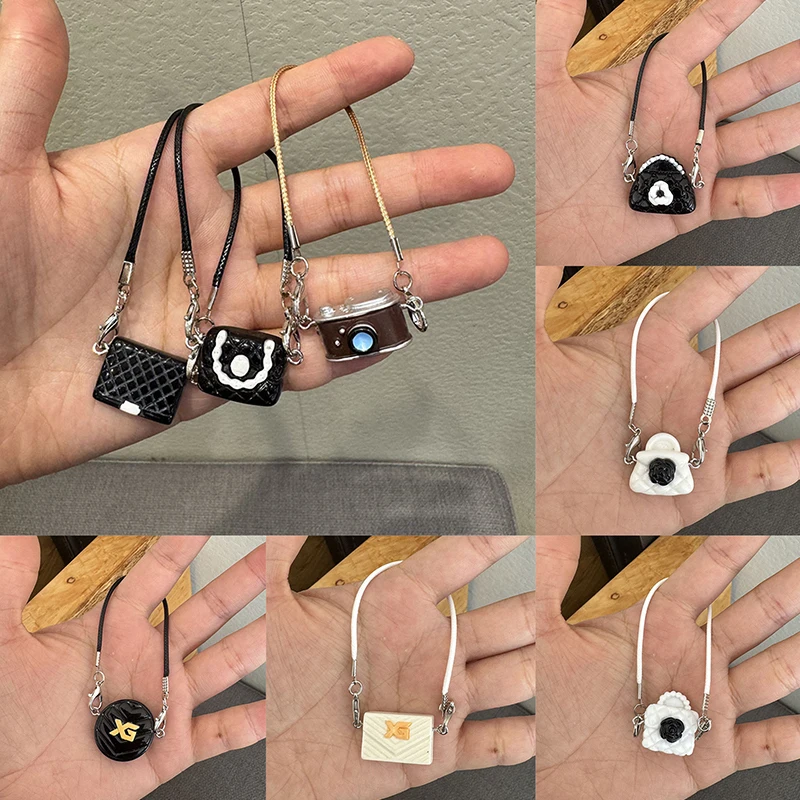 Doll Mini Bag Dress Up Plush Toy For 15/17cm Doll Accessories Dollhouse Hanging Neck Accessories Schoolbag Pendant