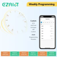 Tuya Smart WiFi Thermostatic Radiator Valve TRV Programmable APP Remote Temperature Controller Heater with Alexa Google Home - Image 4