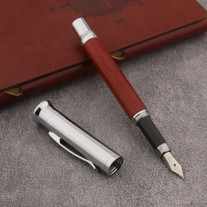 Stainless Steel Converter Filler Stationery Wooden Converter Filler