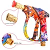 4350PSI High-Pressure Water Gun, Graffiti Design, 1L Foam Spray Gun, 1/4" Quick Nozzle Set with Rubber Base 3