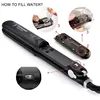 2 In 1 Professional Steam Hair Straightener Curler Fast Heating Tourmaline Ceramic For Salon Vapor Flat Irons Styling Tools 3
