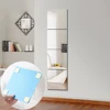 Espejo acrílico de piezas con succión de pared para hombre y mujer, accesorio de baño portátil, adecuado para afeitado, maquillaje, 1 unidad